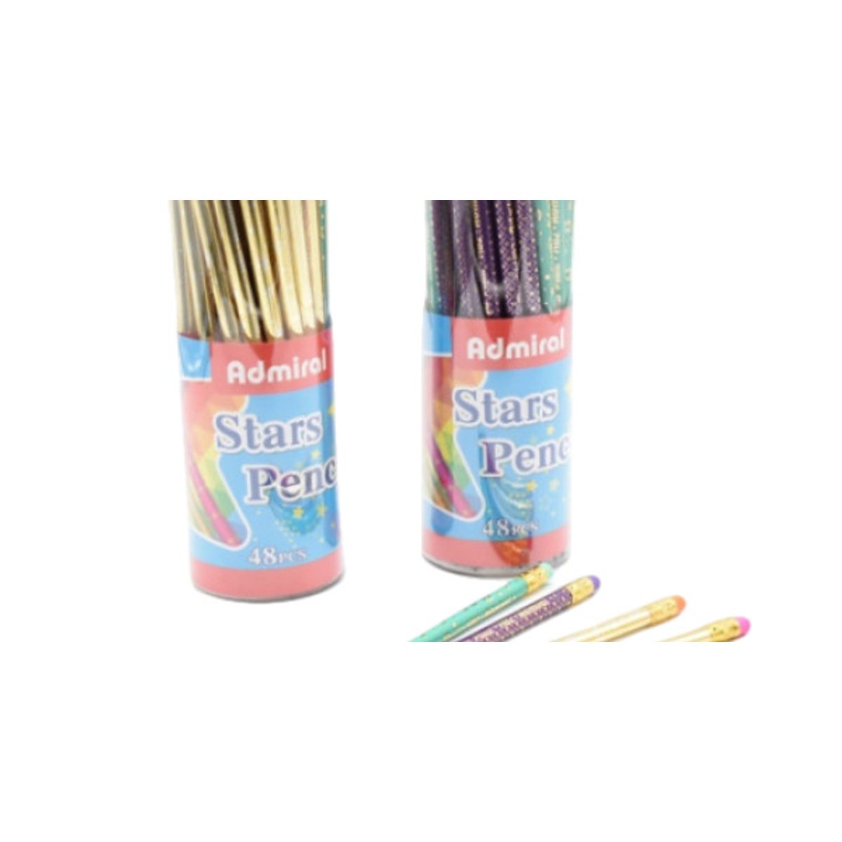 علبة أقلام رصاص 1/48 مع محاية ADMIRAL STARS