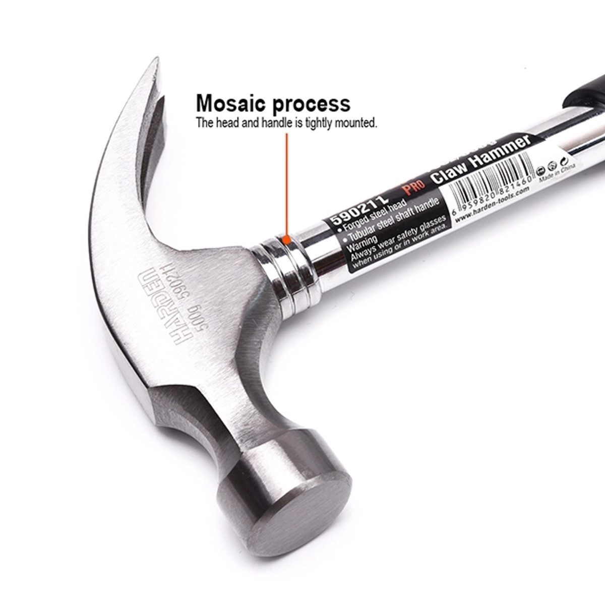 HARDEN 590211 Claw Hammer- شاكوش طوبار يد حديد 2