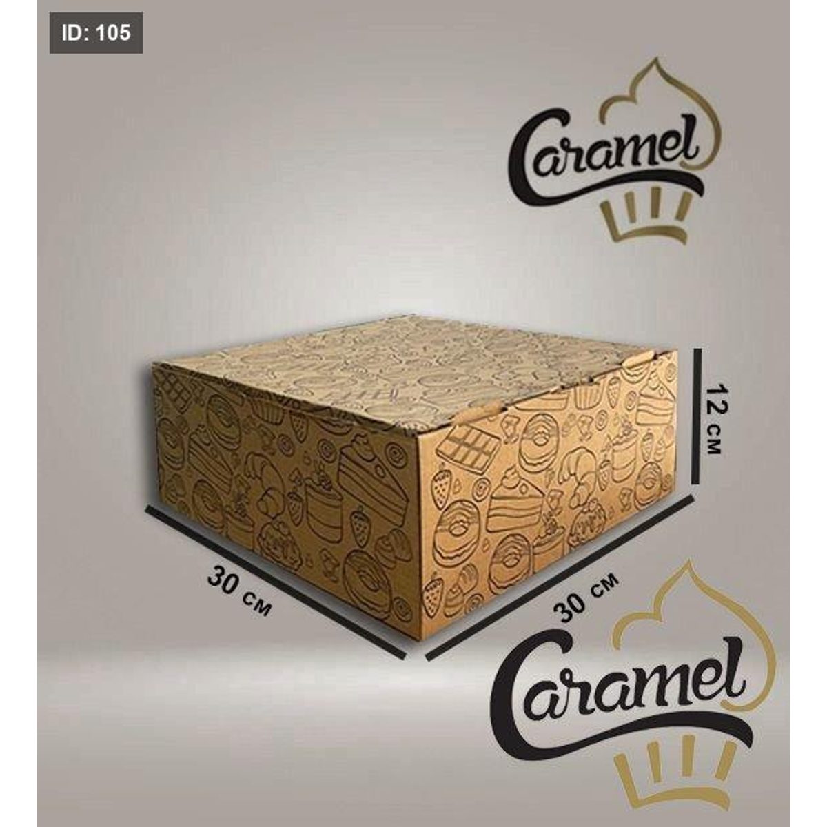 كراتين كيك فائقة الجودة بحجم 30X30
