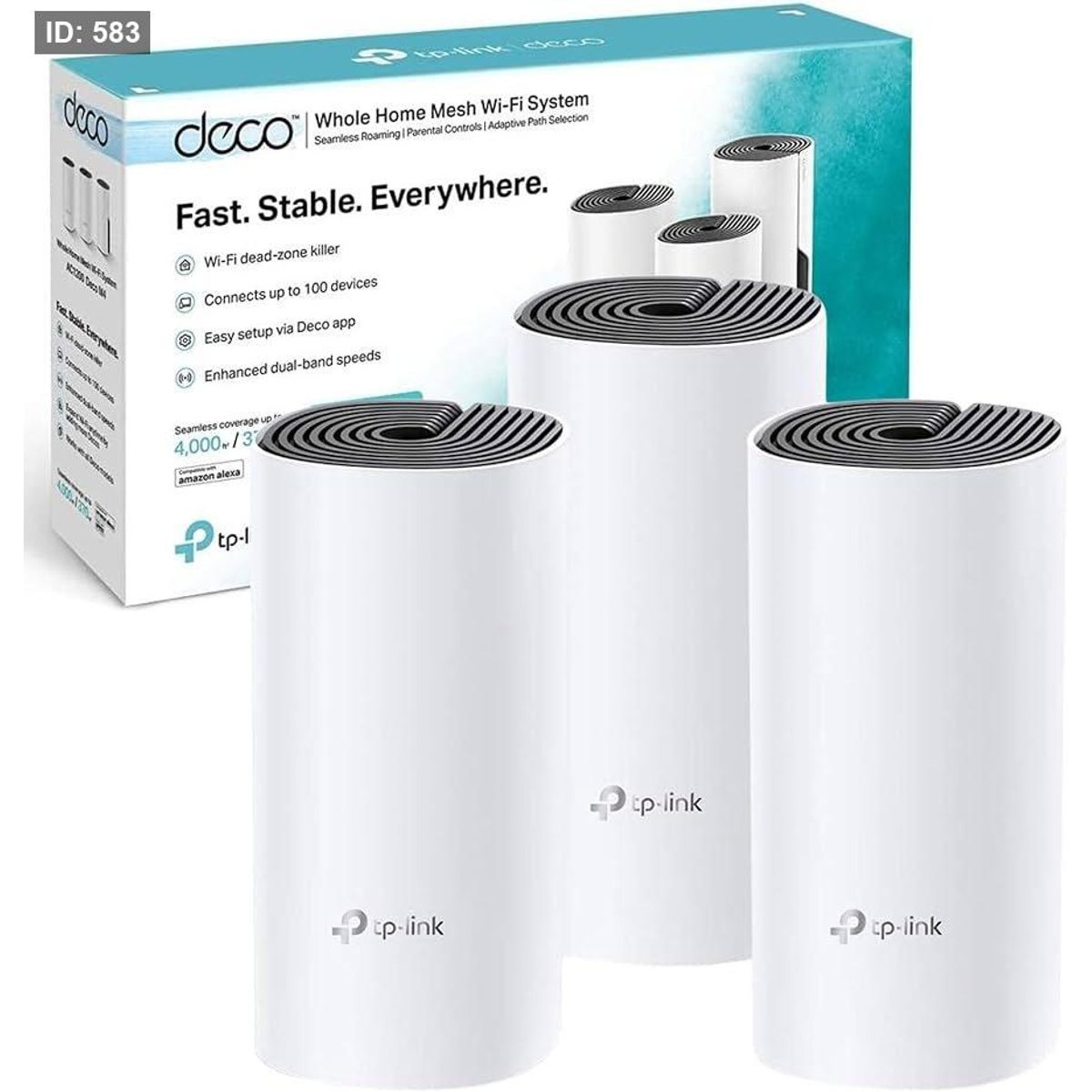 TP-Link Deco M4 Whole Home Mesh Wi-Fi System (3 Pack)