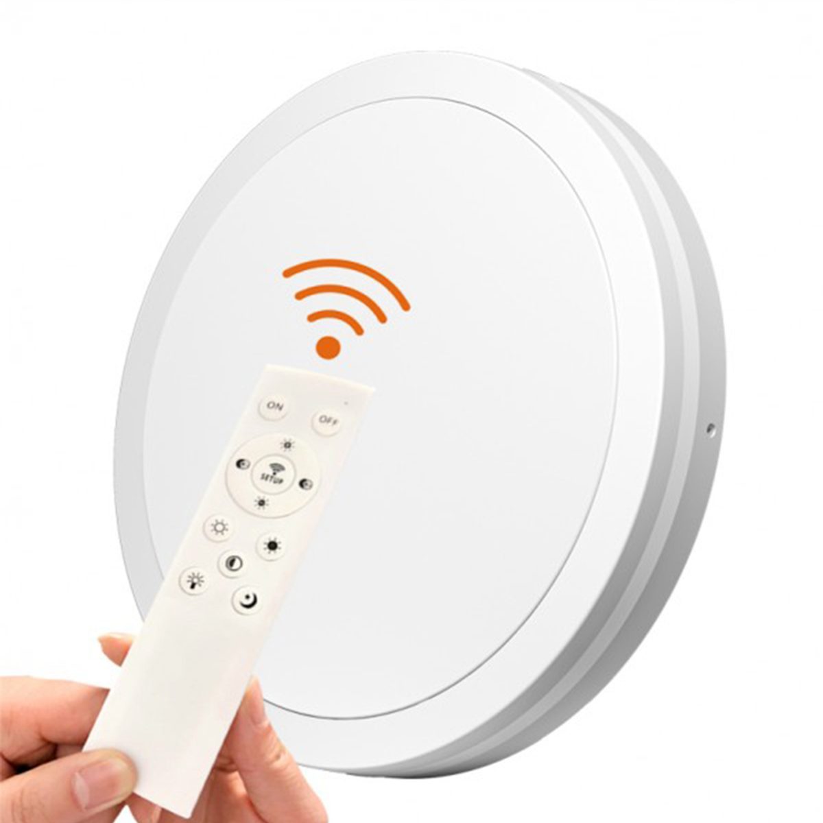 جلب مطري ابيض لد متغير لون مع ريموت LIPER ALFA 60W IP65