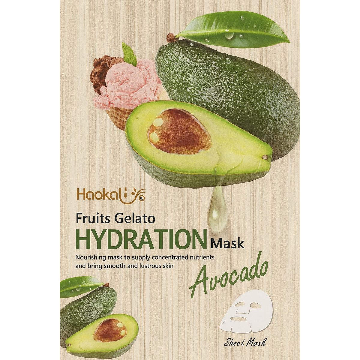 Haokali – ماسك ترطيب بالأفوكادو