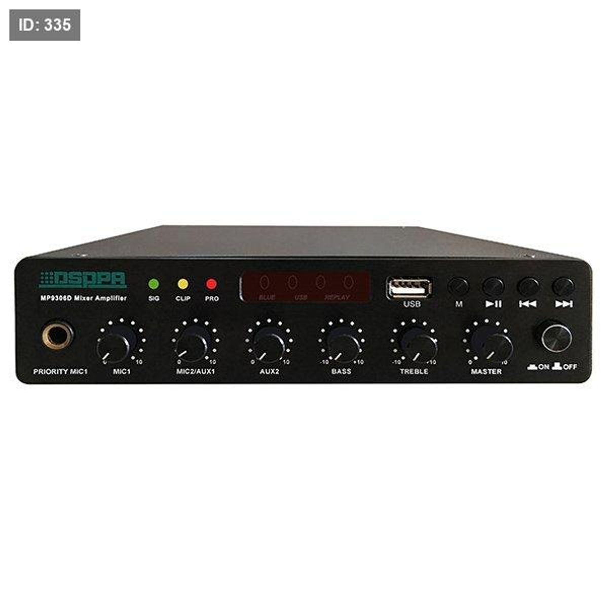MP9306D 60W Ultra-thin Digital Mixer Amplifier