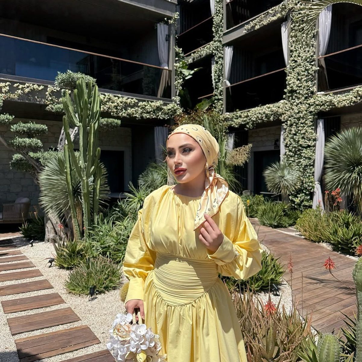 فستان Marbella اصفر 💛 3