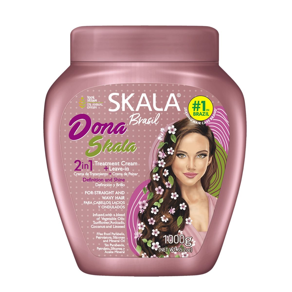 Skala hair conditioner vegetable oil 1000 g بلسم سكالا للشعر بزيوت نباتية