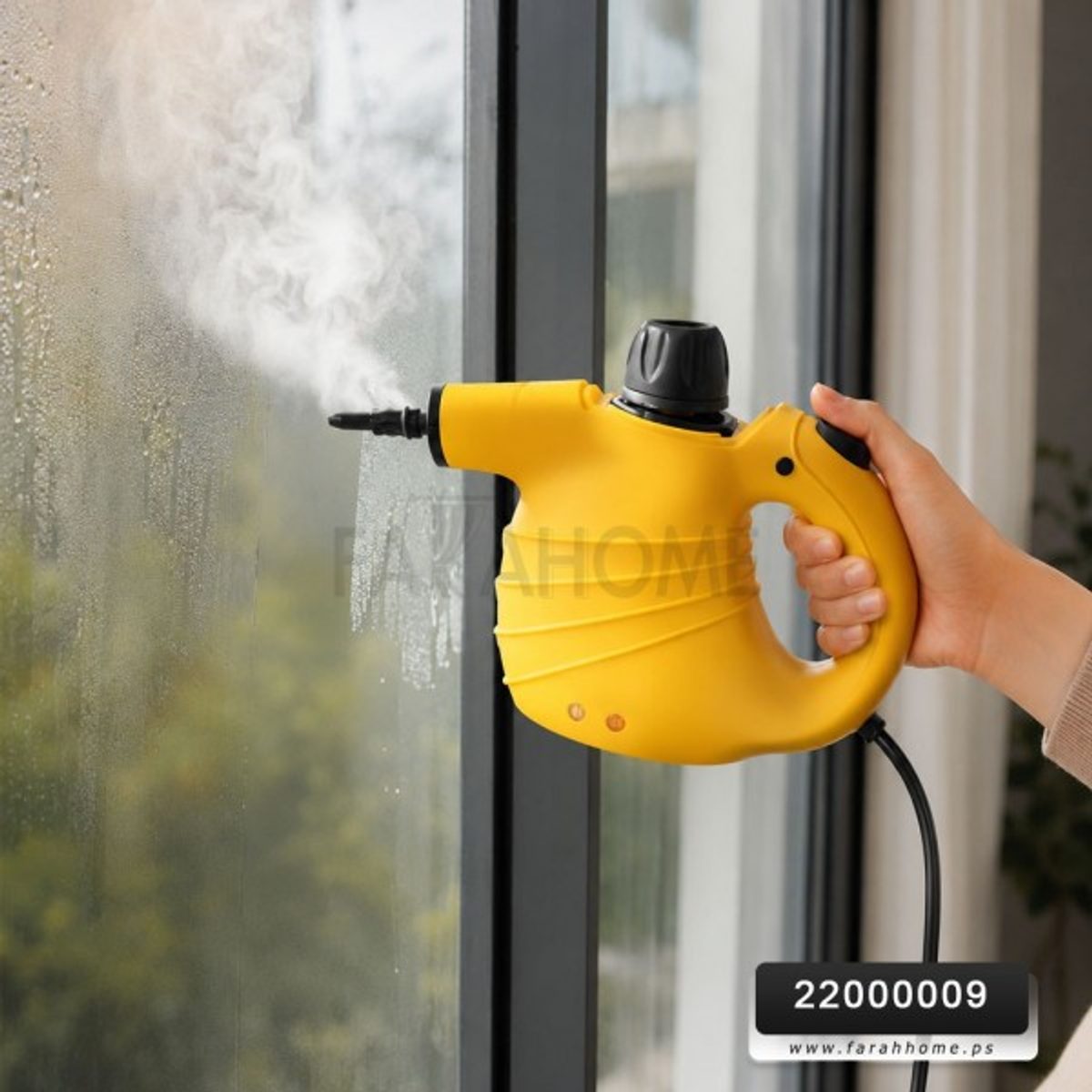 جهاز تنظيف وتعقيم بخار اصفر برميل 1050W QH-03