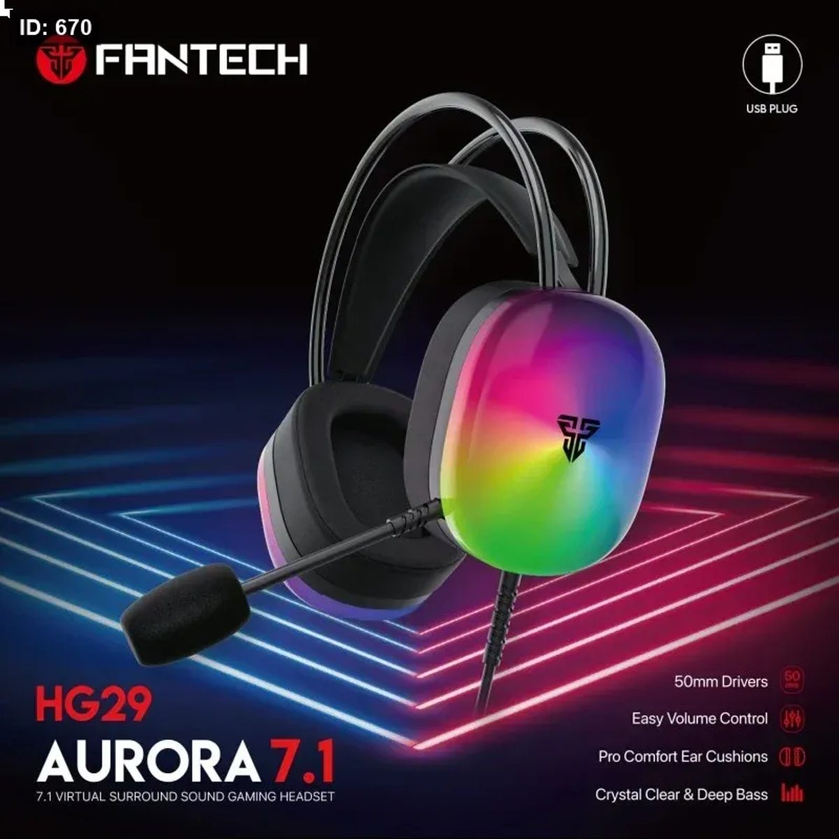 سماعة Fantech Headphone HG29 AURORA