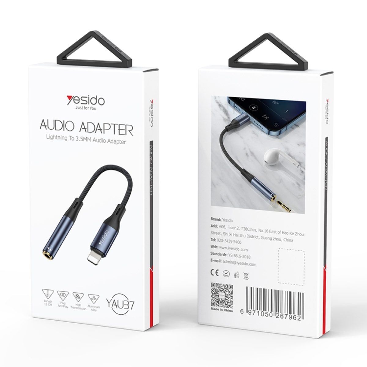 YESIDO YAU37  Lightning to 3.5mm Audio Adapter 4