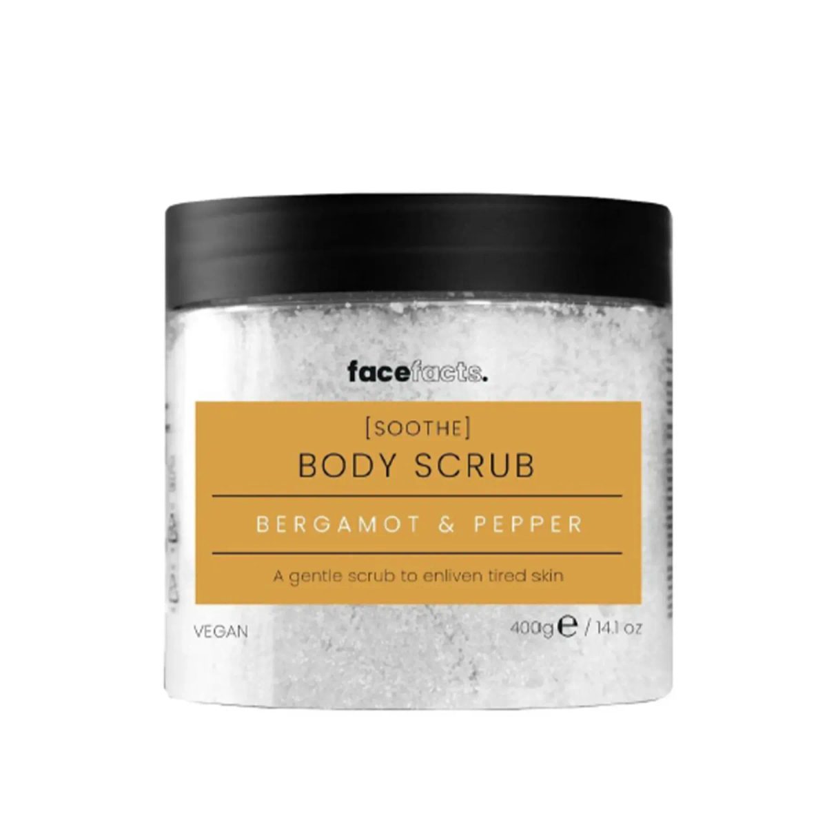 مقشر الجسم - برغاموت وفلفل FACE FACTS SBA BODY SCRUB -BERGAM ...