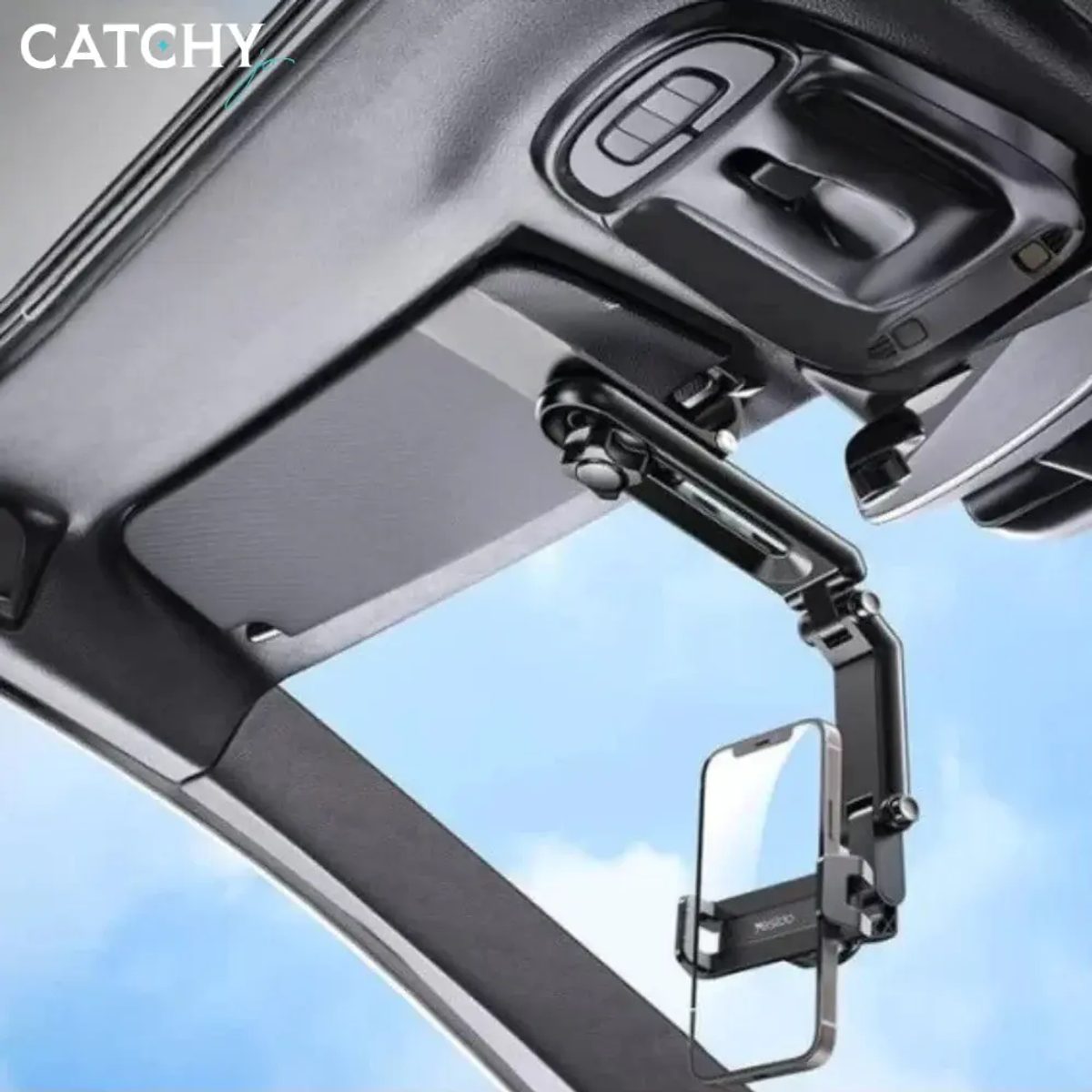 YESIDO C194 SUN VISOR MOBILE HOLDER-حامل جوال 2
