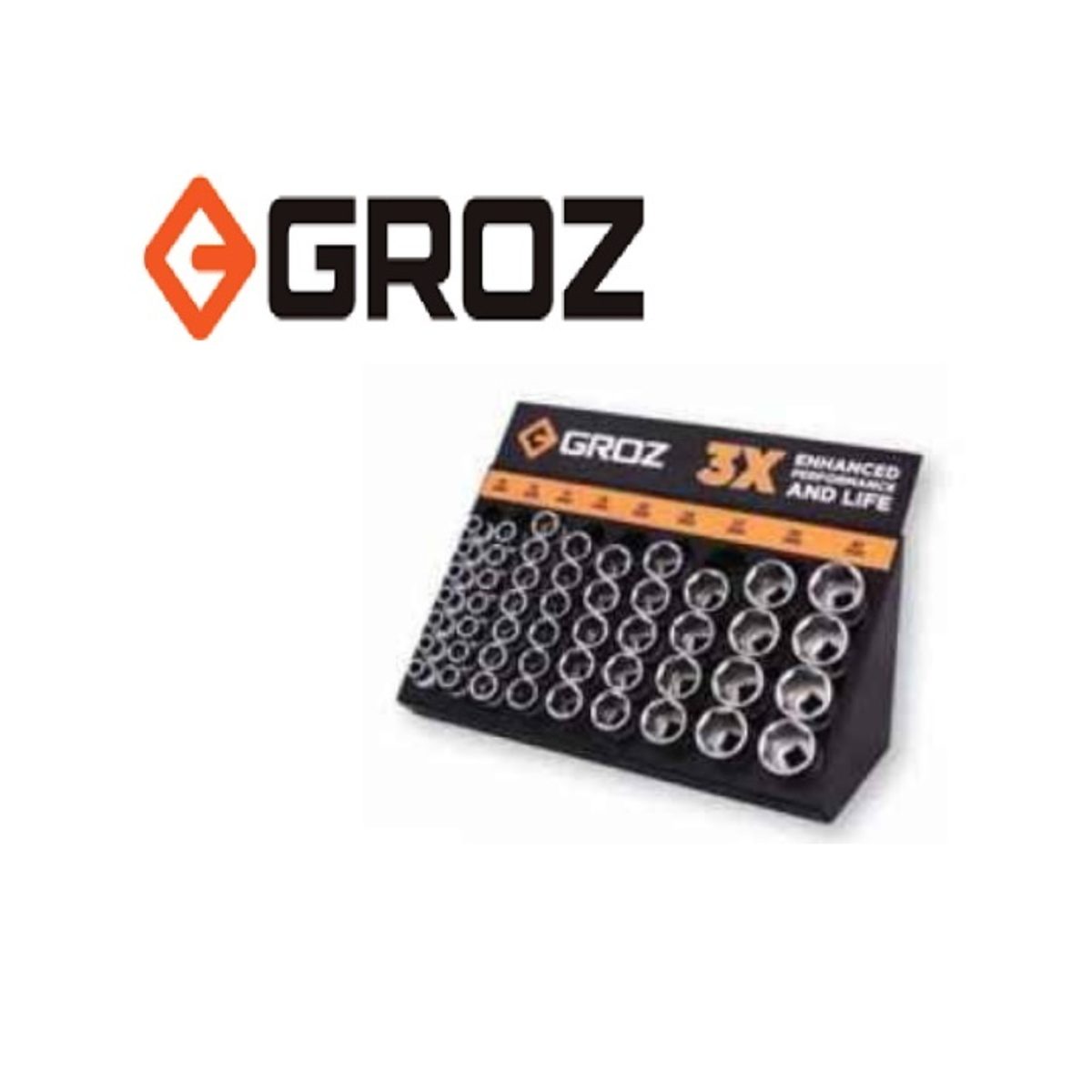طقم بوكسات 49 قطعة 1/2 انش-GROZ