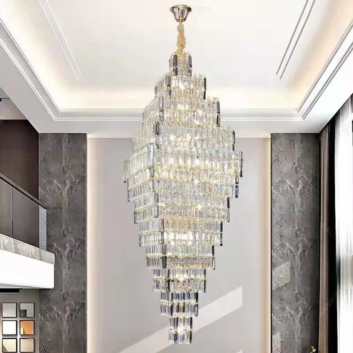 ثرية كرستال 2211 / 66 لمبة E14 80*26CM 5