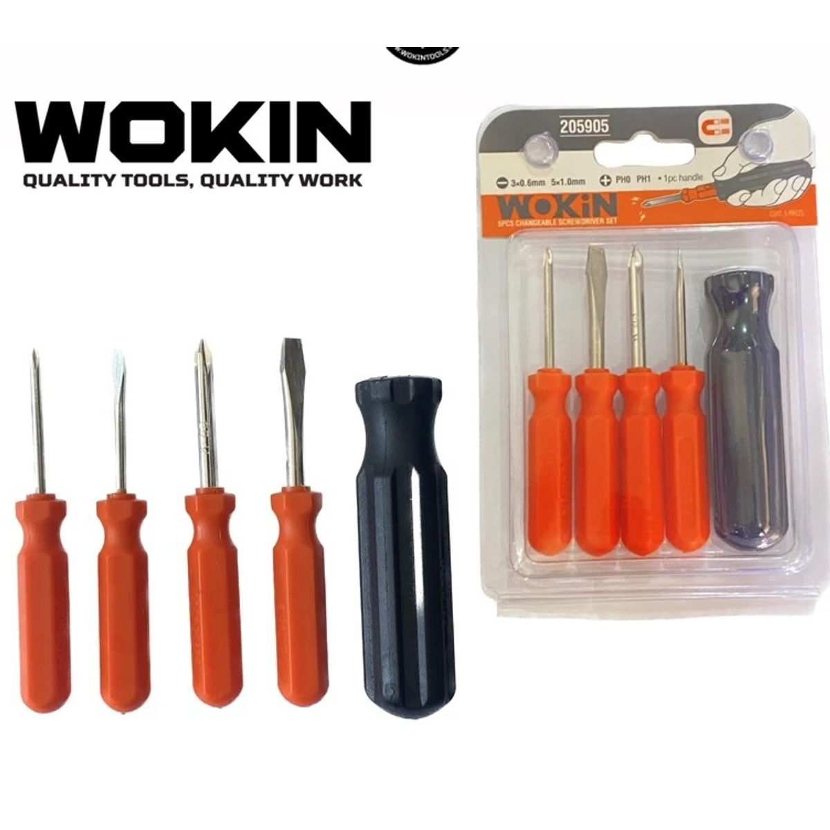 WOKIN 205905-طقم مفك 5 قطع