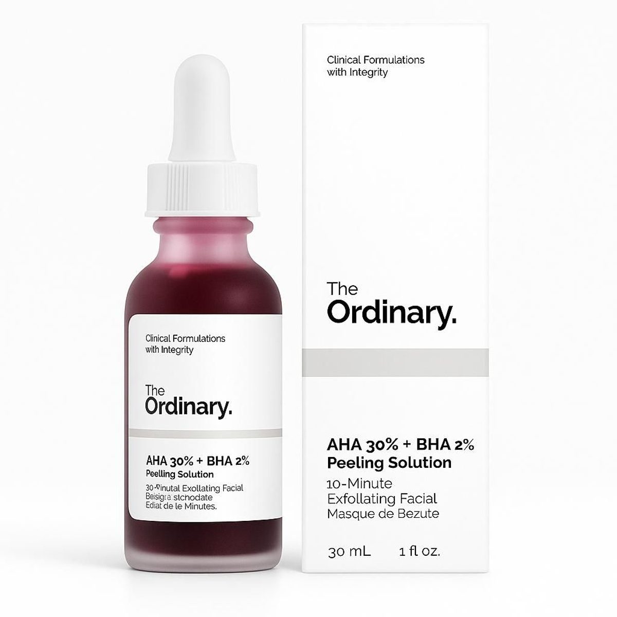 The Ordinary AHA 30% + BHA 2% Peeling Solution – ماسك التقشير بالأحماض