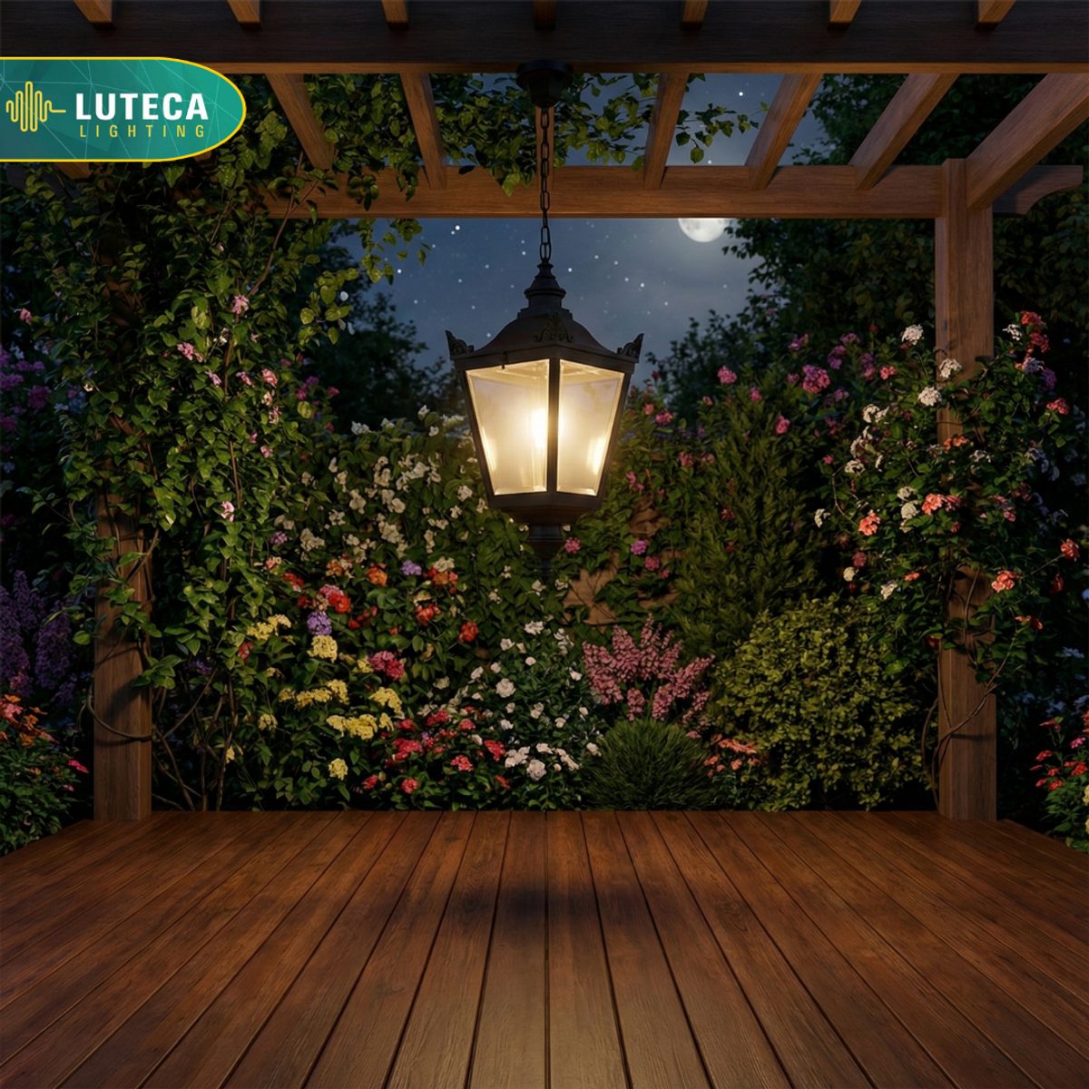 فانوس تعليق اسود LUTECA 5500-003 3