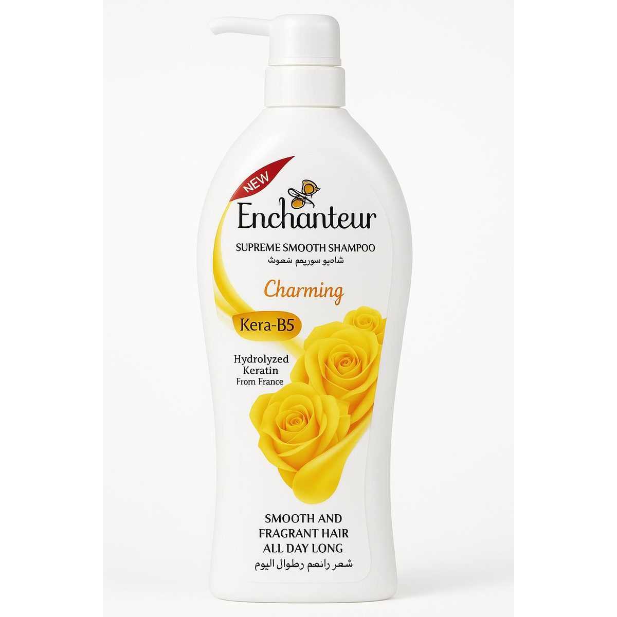 شامبو Enchanteur Charming Supreme Smooth شامبو معزز بالكيراتين المتحلل من فرنسا وفيتامين B5