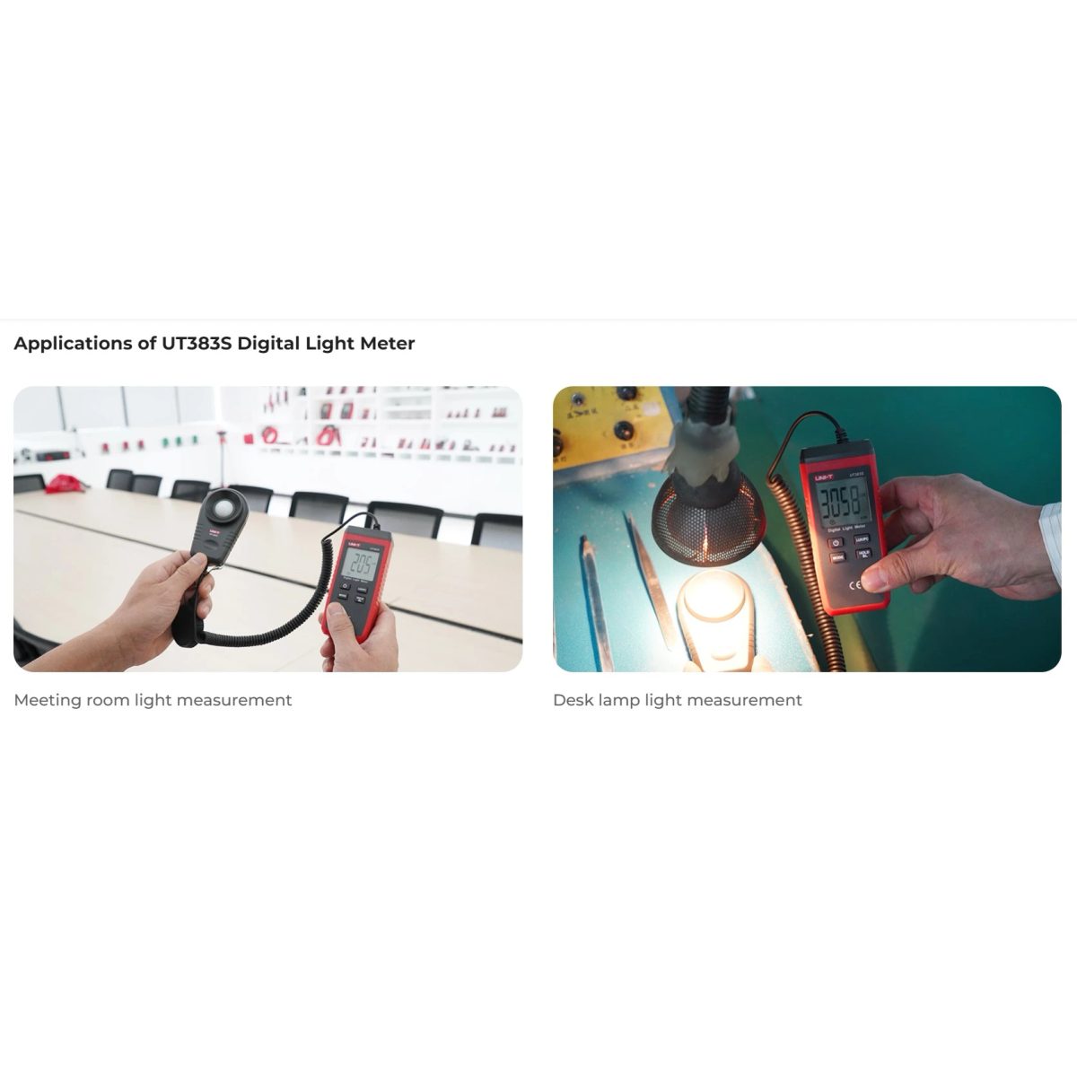 UNI-T UT383S Digital Light Meter- جهاز قياس شدة الضوء 3