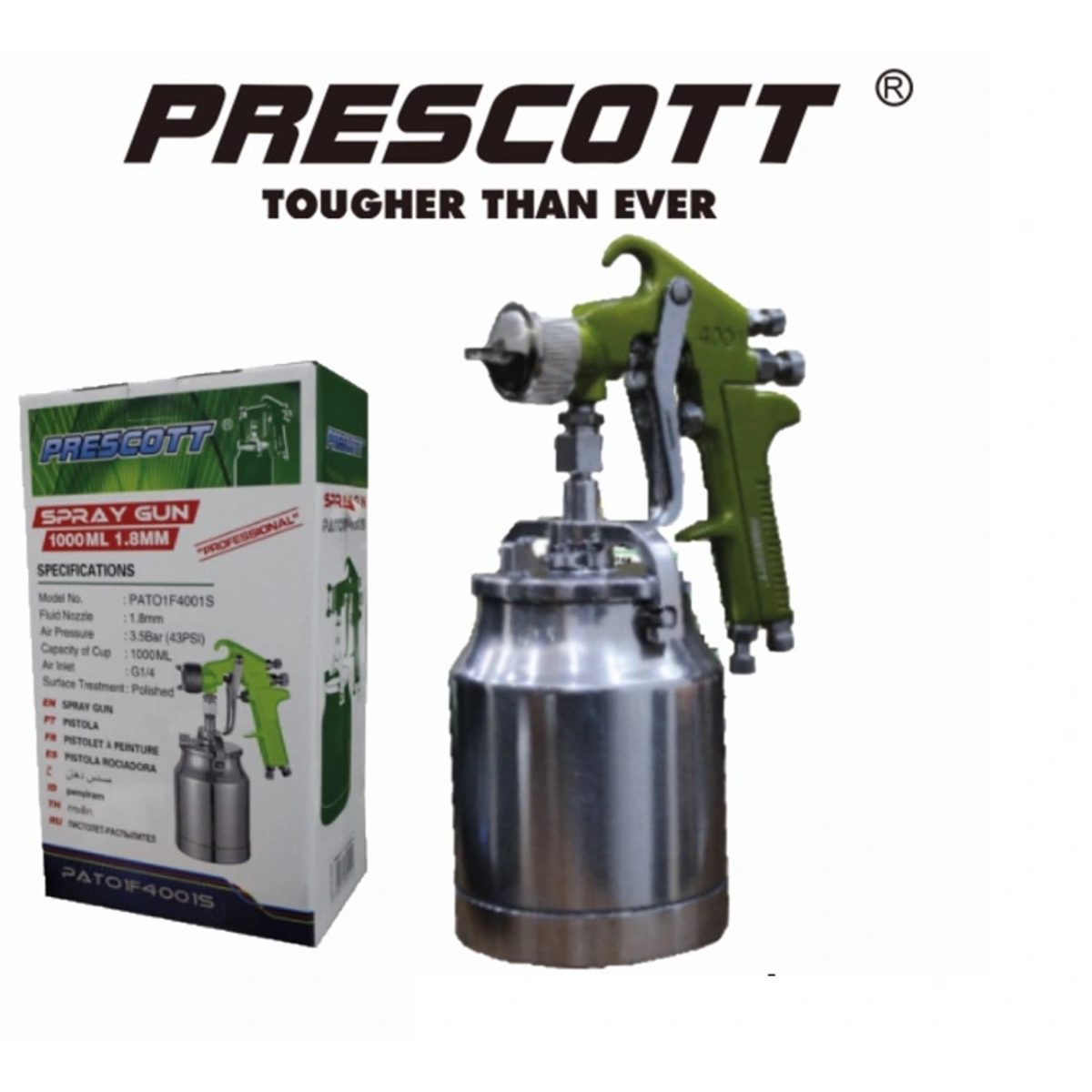 PRESCOTT PATO1F4001S-فرد دهان 1.8 ملم