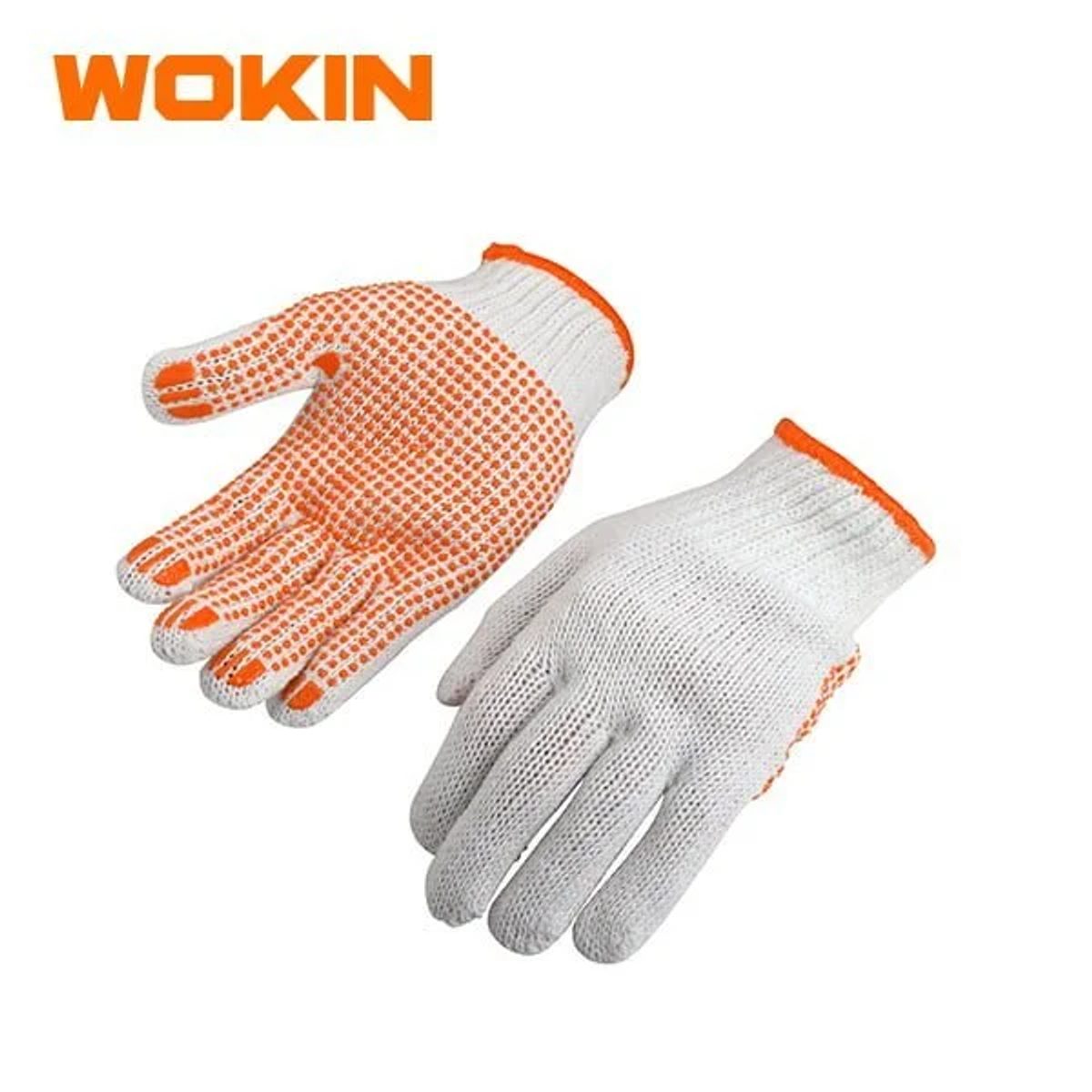 WOKIN 451110-كفوف منقط برتقالي