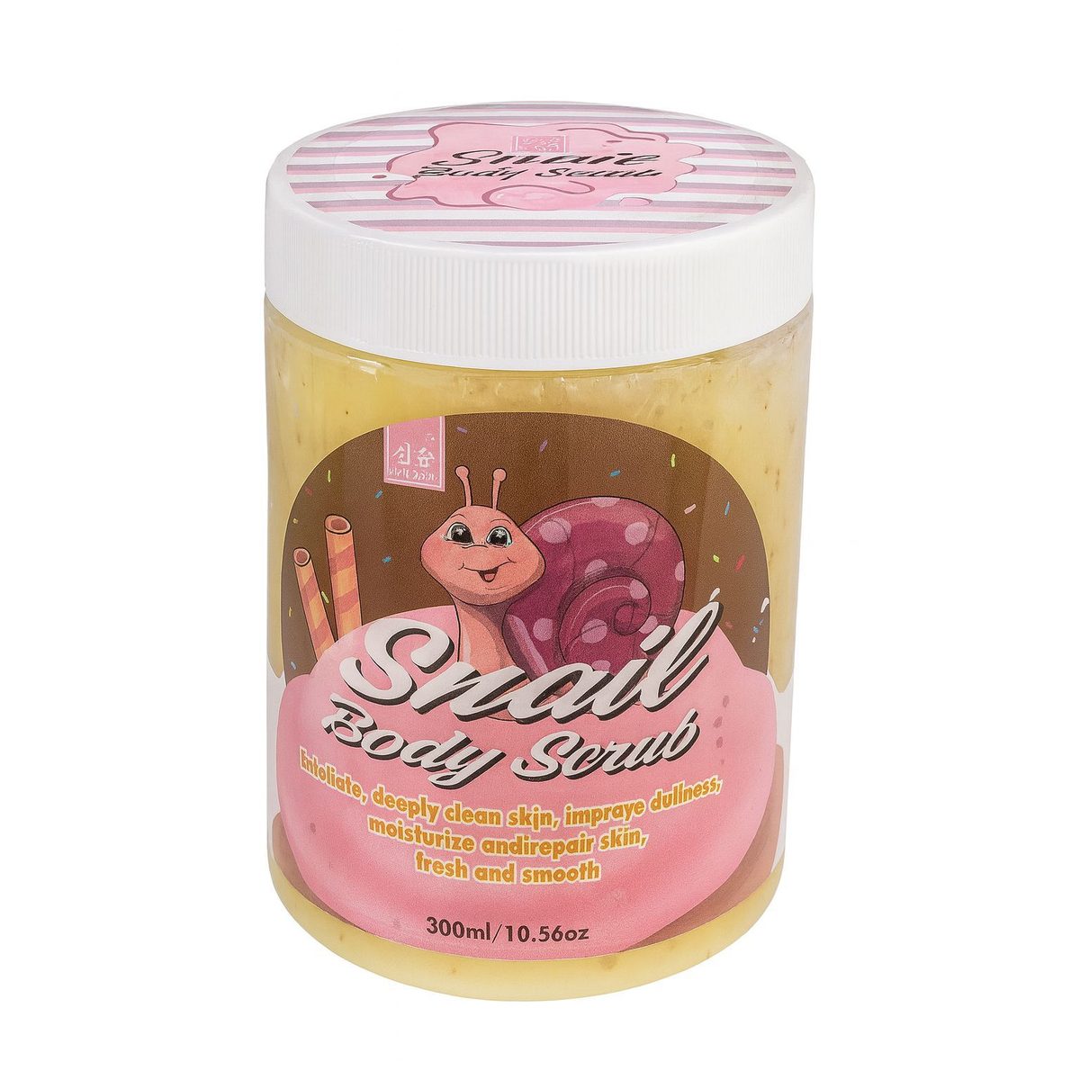 مقشر الجسم بخلاصة الحلزون) بحجم 300 مل Snail Body Scrub
