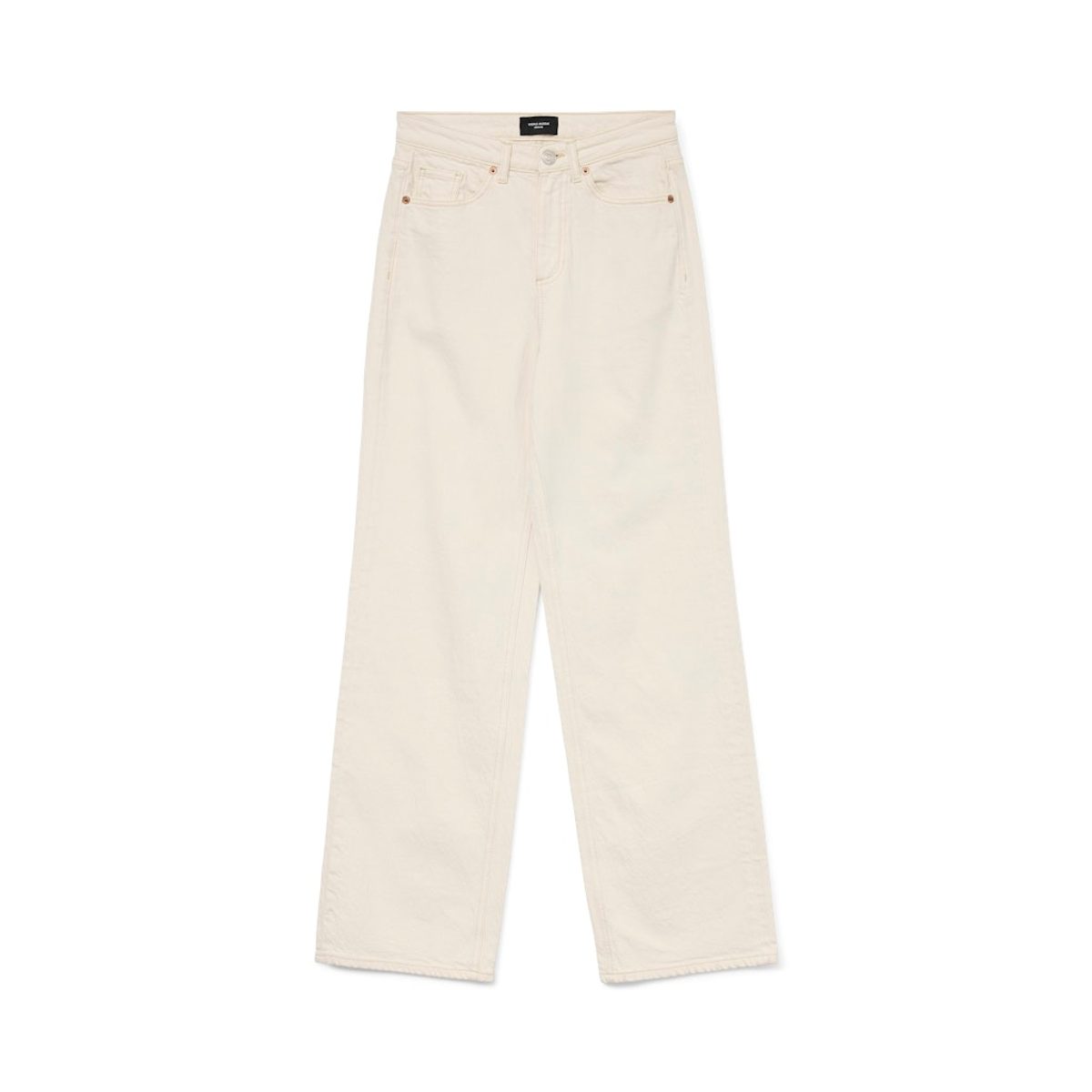 TESSA HR WIDE JEANS ECRU 5