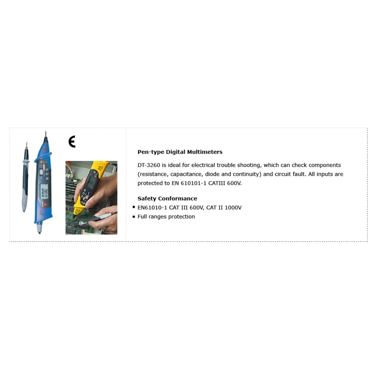 CEM DT-3260  Pen-type Digital Multimeters – جهاز ملتميتر قلم 2