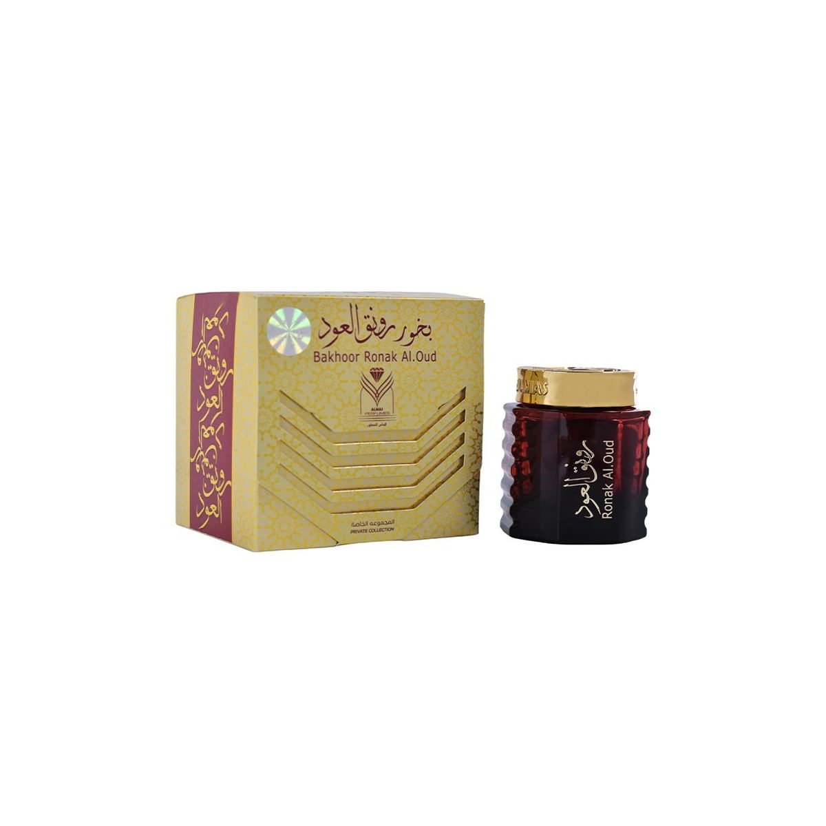 Bakoor Ronak Al Oud 60 gm - بخور رونق العود 60 غرام