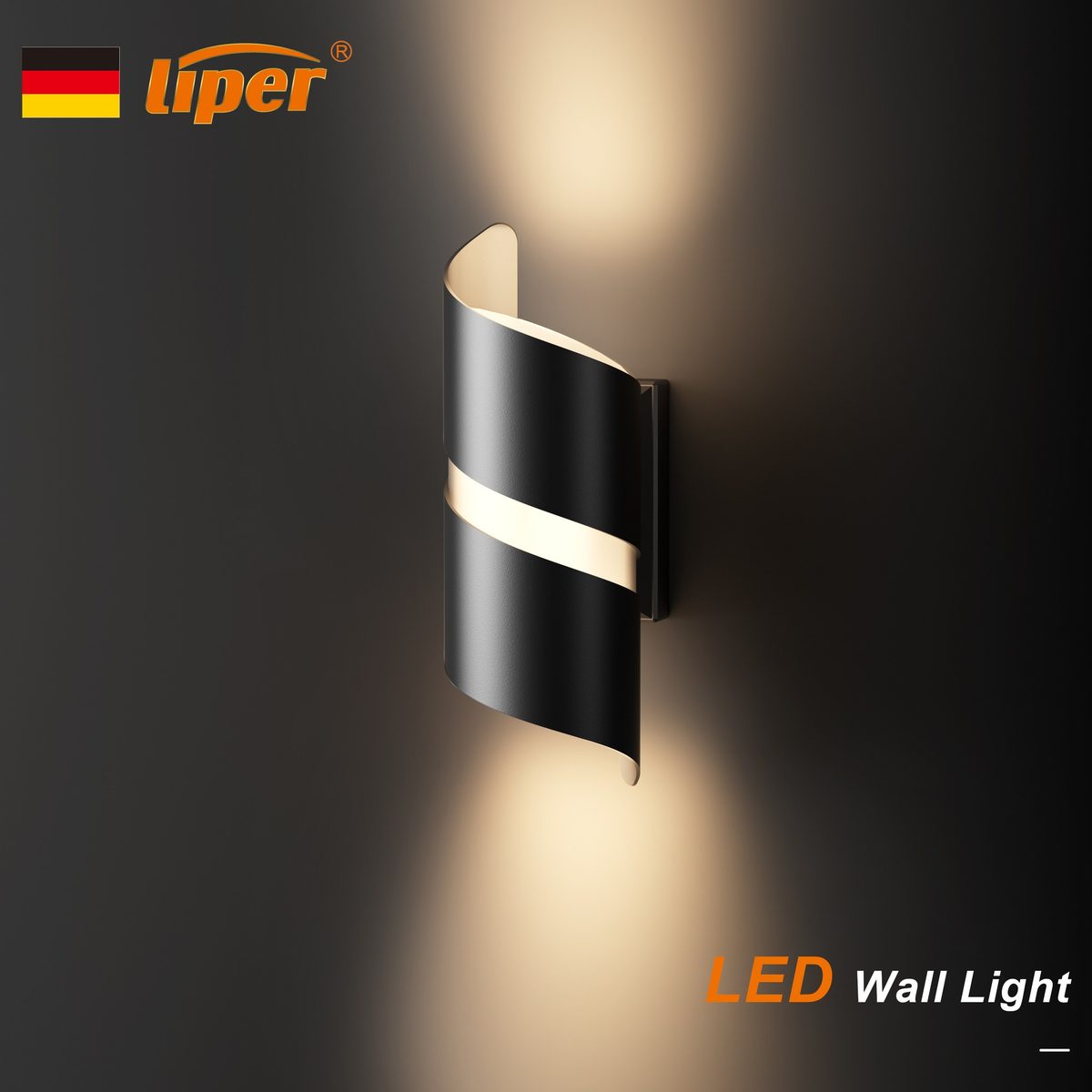 اب داون اسود LIPER MARCO 10W CCT 220V IP65 3