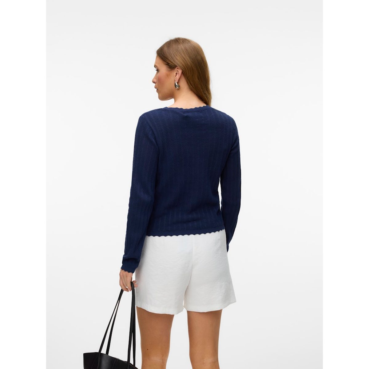 POINTELLE V-NECK CARDIGAN 4