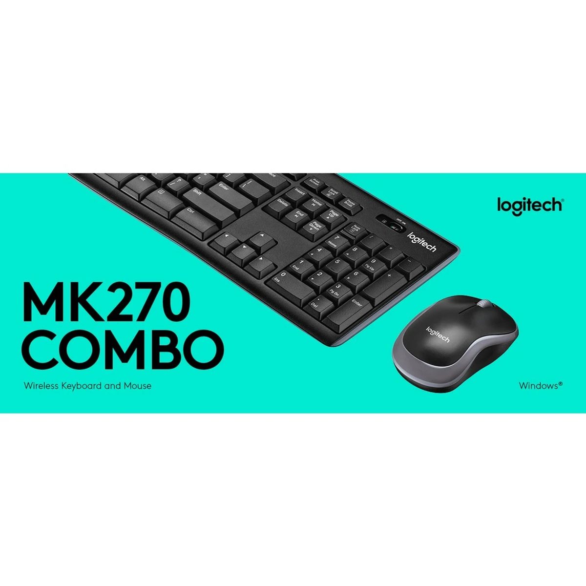 Logitech MK270 WIRELESS KEYBOARD AND MOUSE COMBO-طقم كيبورد وماوس لا سلكي 3