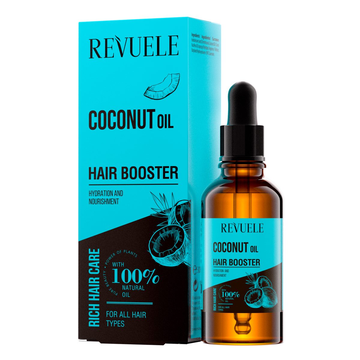 REVUELE COCONUT OIL HAIR BOOSTER-30ml