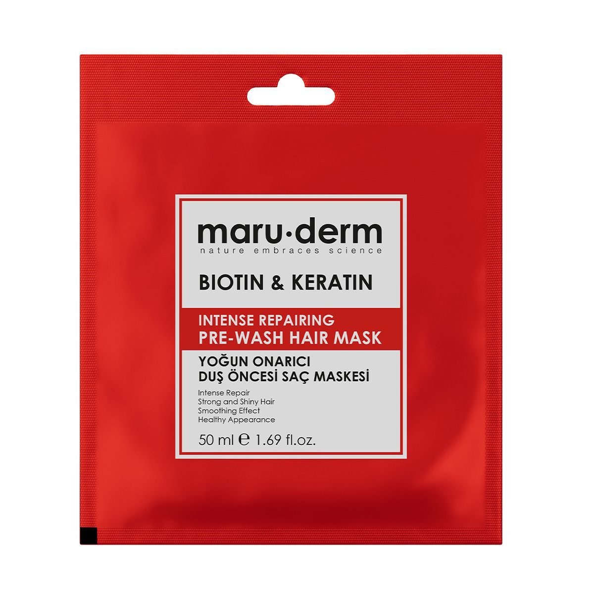 Biotin & Keratin Repairing Pre-Wash Hair Mask 50 ML