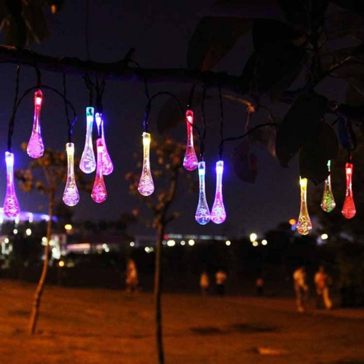 زينه رمضان/ حبل اضائة بطارية شكل دمعة 3 متر