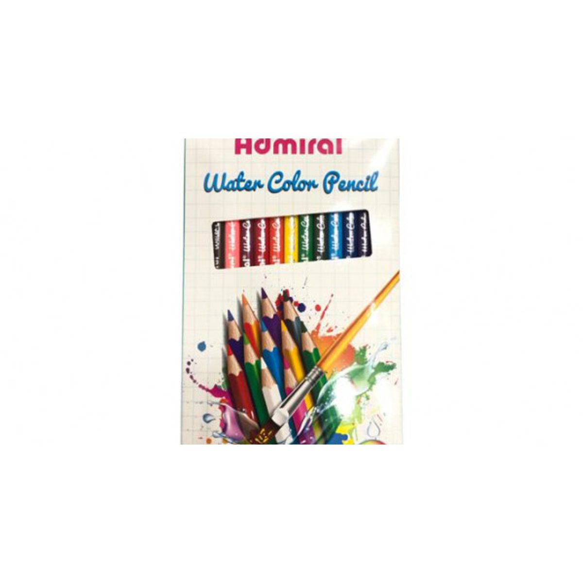 ألوان خشب 12 لون مائية مع فرشاة ADMIRAL WATER COLOR