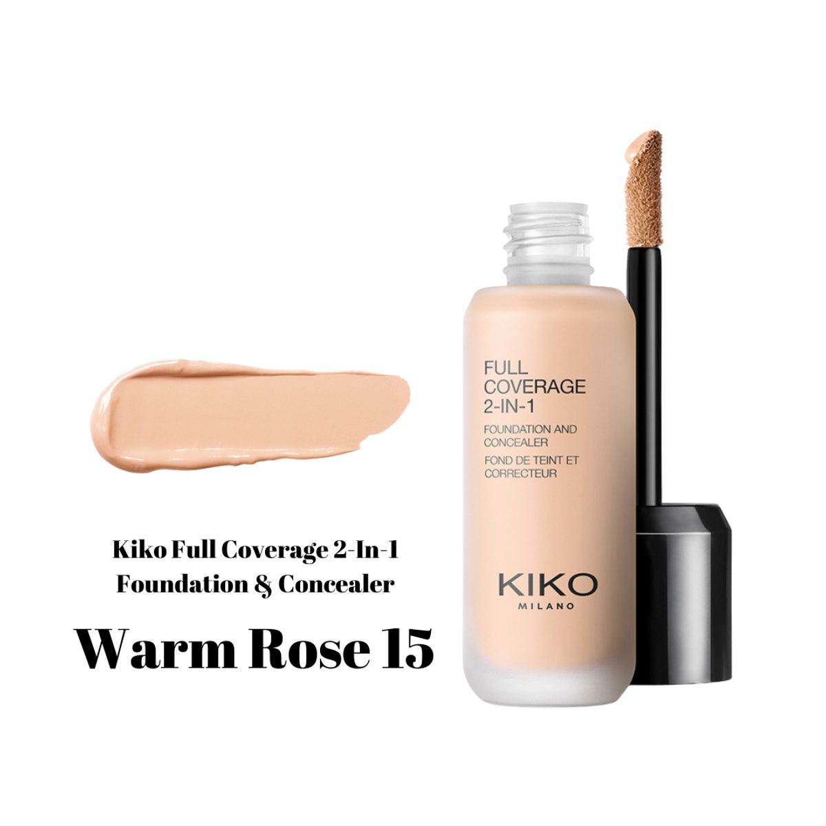 Kiko Full Coverage 2-In-1 Foundation & Concealer 3