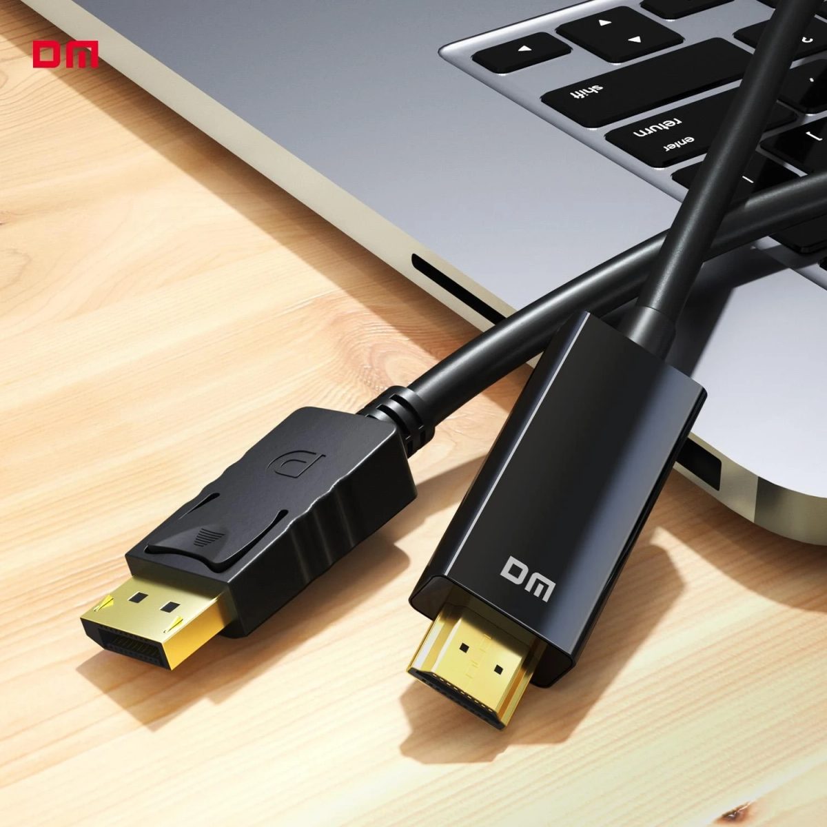 Dm CHB038 Displayport to HDMI Cable 1.8 Meters 4