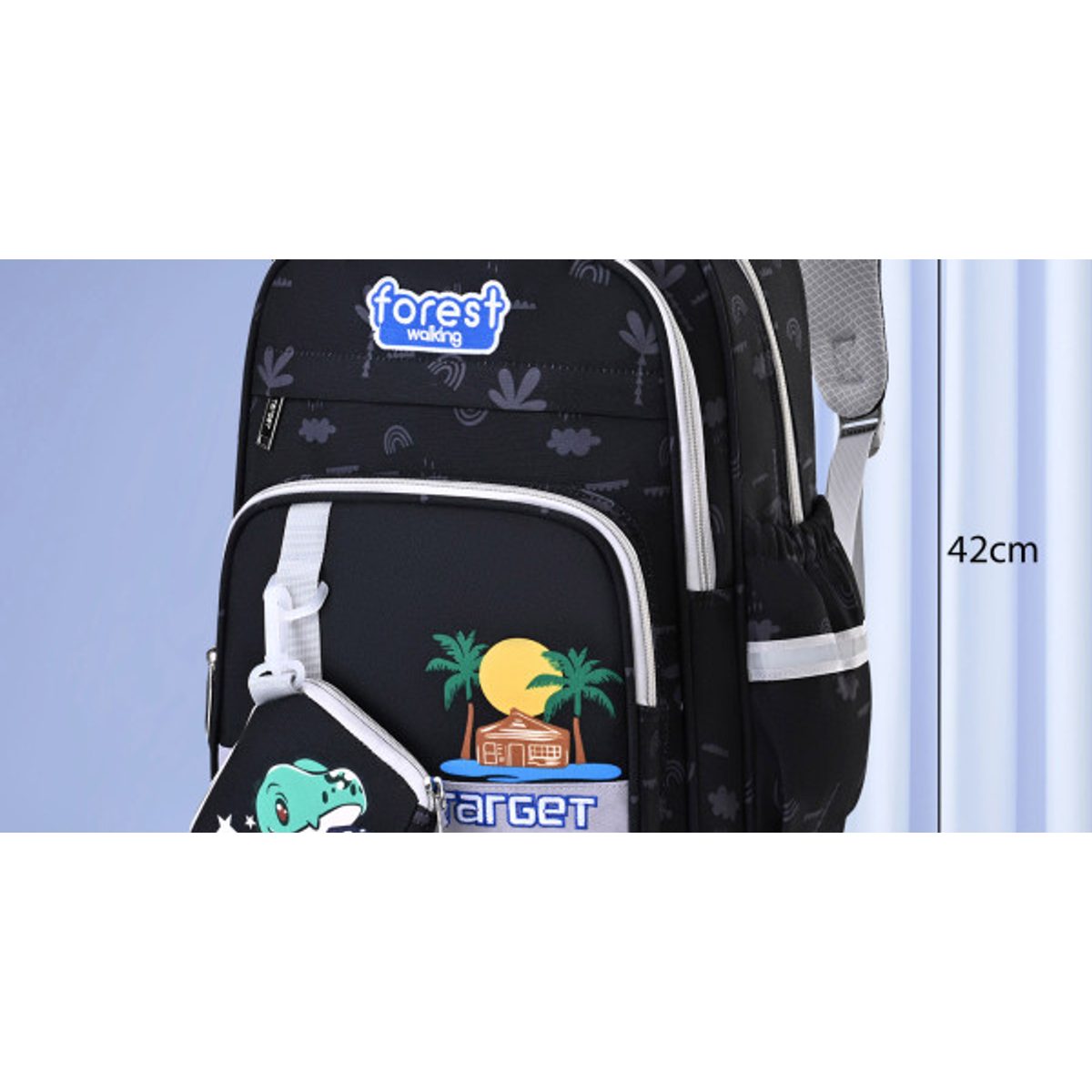 شنطة ابتدائي 2 طبقة 16" ظهر طبي ولادي رقم 3158