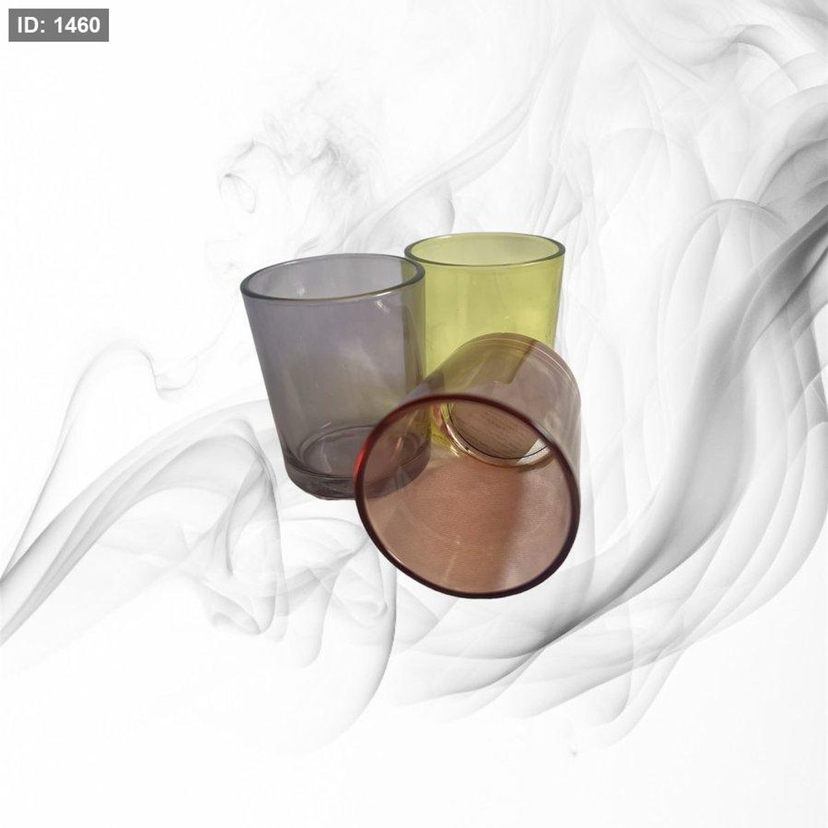 كاس زجاج للشمع 0271-1