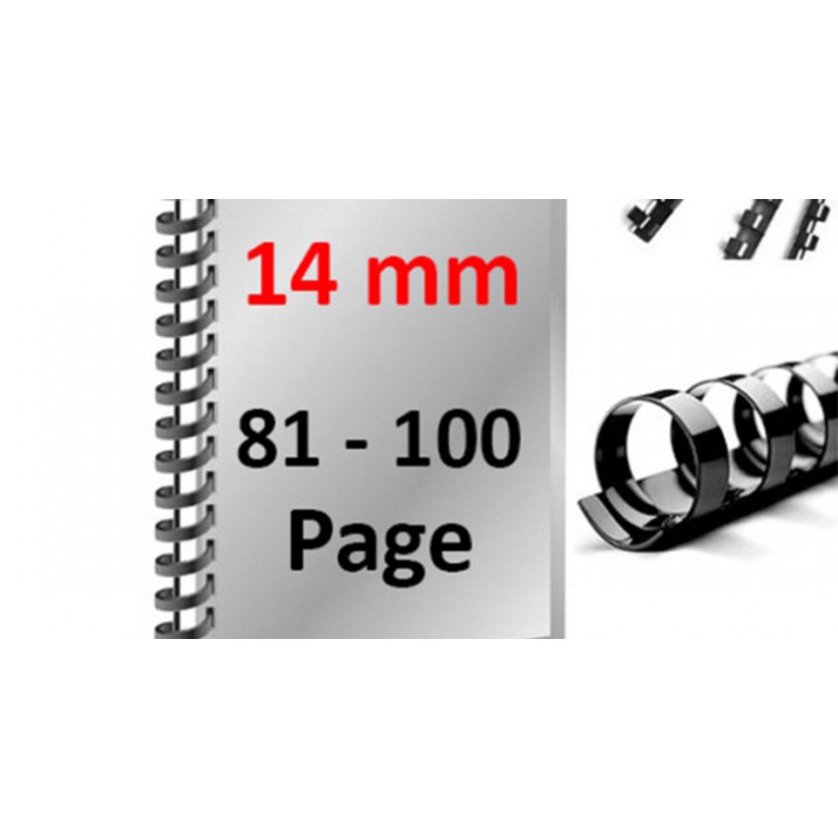 مشط بلاستيك 81-100 ورقة مقاس 14 MM