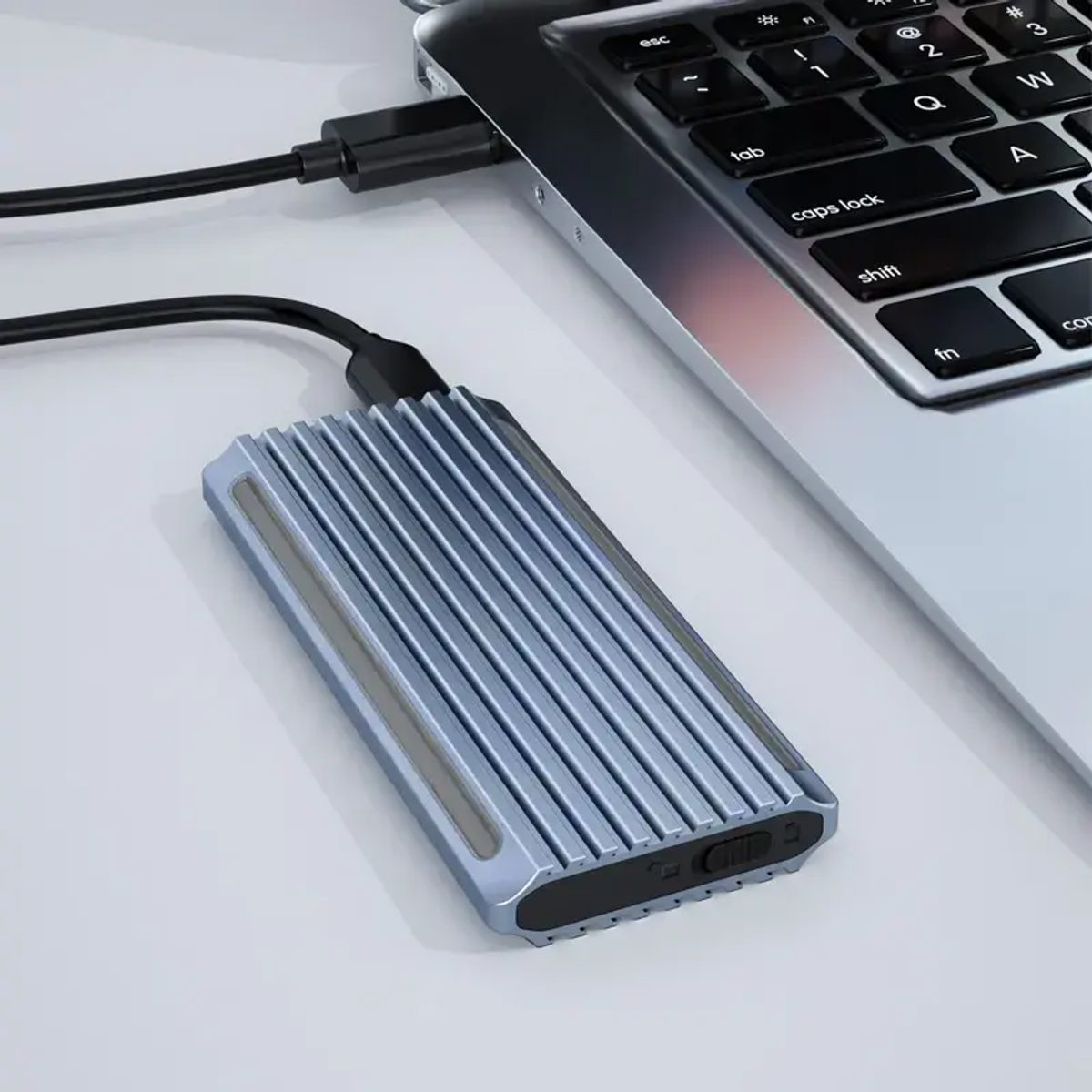 DM HD1100 High-speed portable M.2 Dual Protocol SSD Enclosure  حاضنة 2
