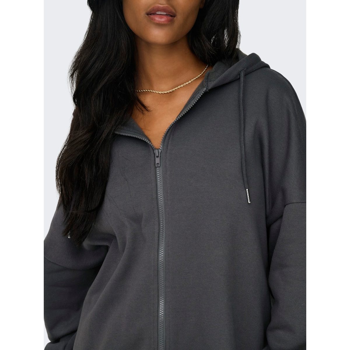 OVERSIZE ZIP HOOD SWEATSHIRT 2