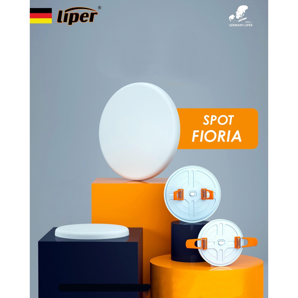 سبت بنل كول LIPER 4000K 24W FLORIA 3