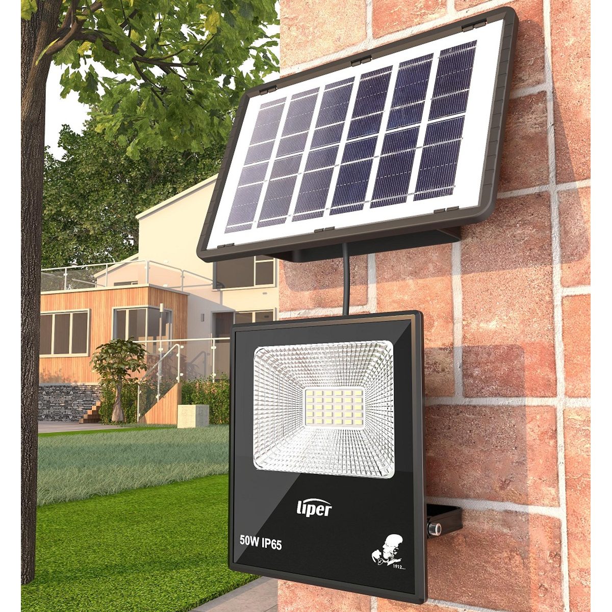 كشاف طاقة شمسية LIPER GLOW 6500K 50W