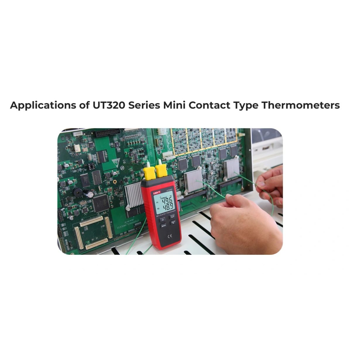 UNI-T UT320D Mini Contact Type Thermometersجهاز قياس درجة الحرارة  1300 درجة مئوية 3