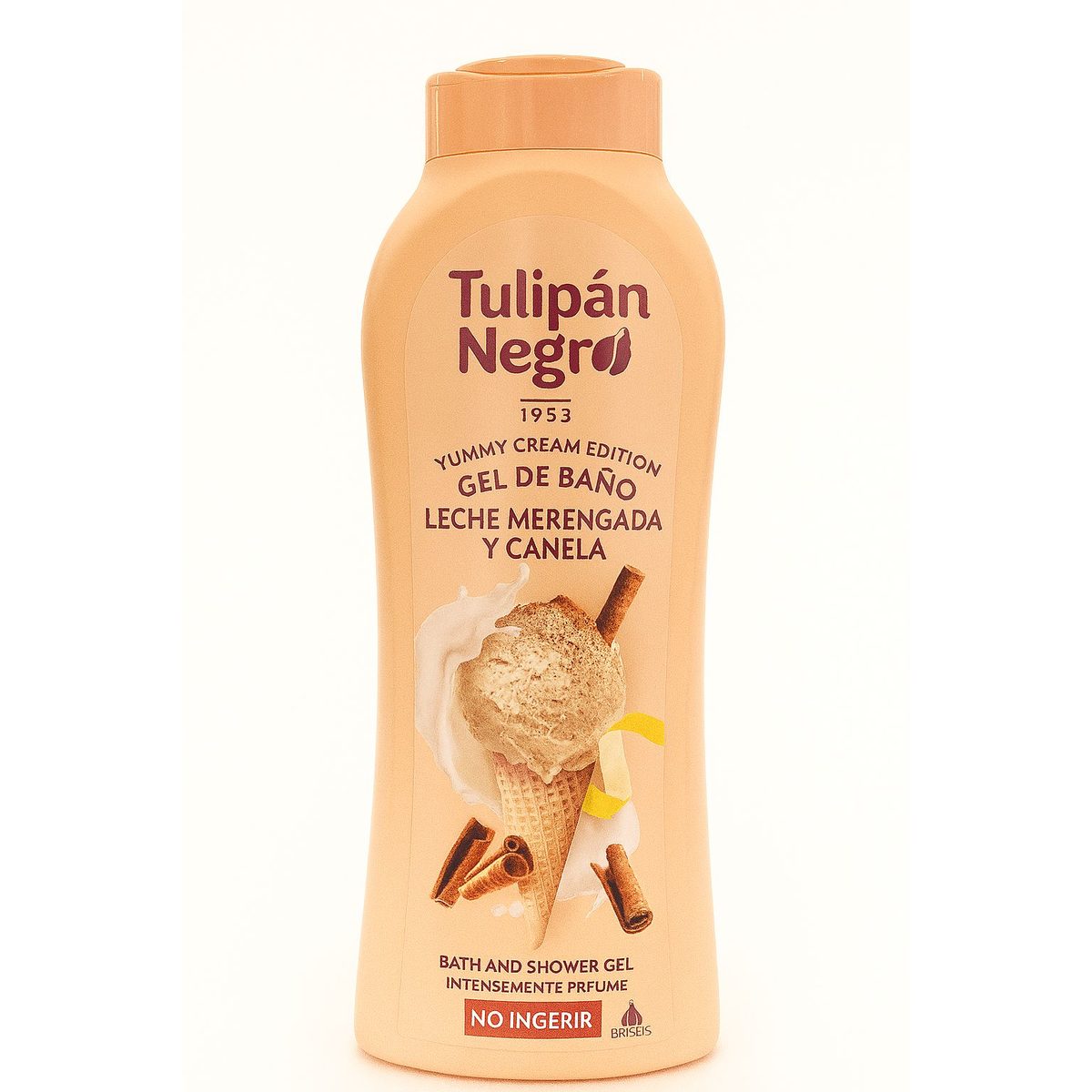 Tulipán Negro – Yummy Cream Edition جل استحمام برائحة الحليب المخفوق والقرفة يمنحك إحساساً دافئاً ورائحة مميزة تدوم طويل