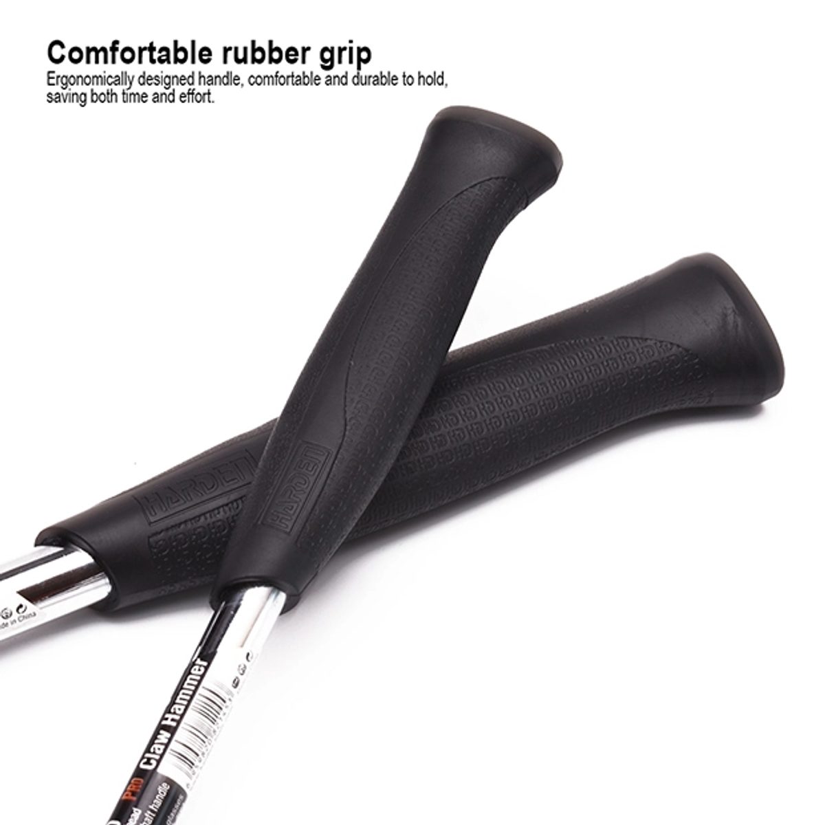 HARDEN 590211 Claw Hammer- شاكوش طوبار يد حديد 4