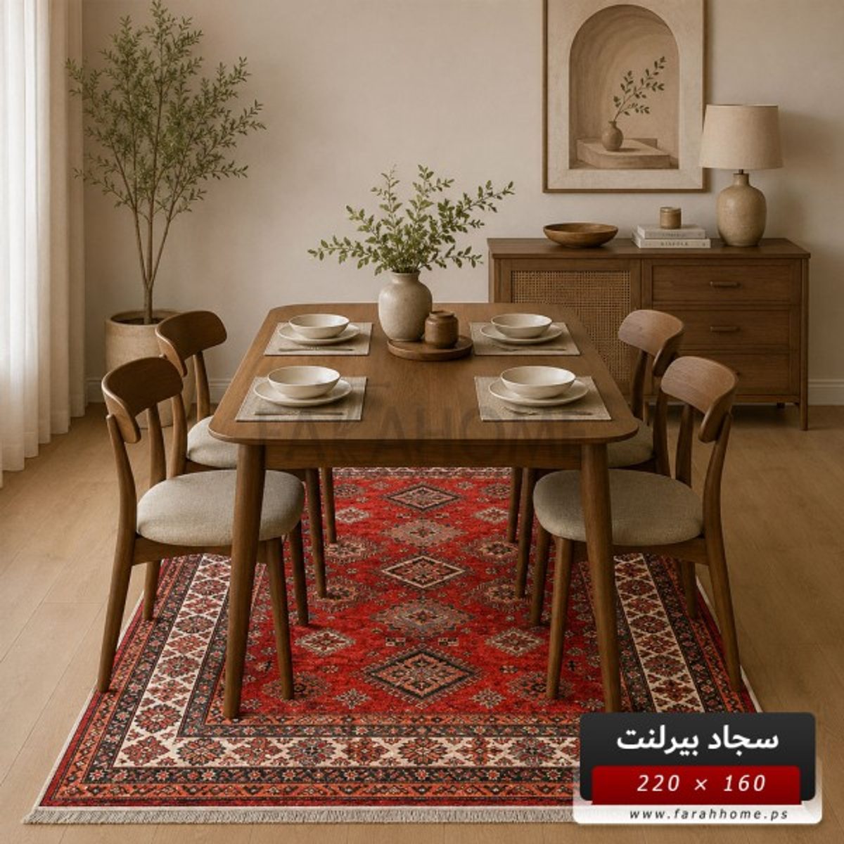 سجاد بيرلنت اورجينال 160 × 220 سم