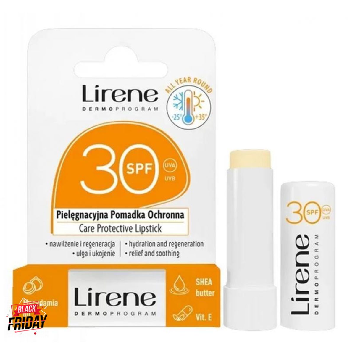 مرطب الشفاه lirene 30spf