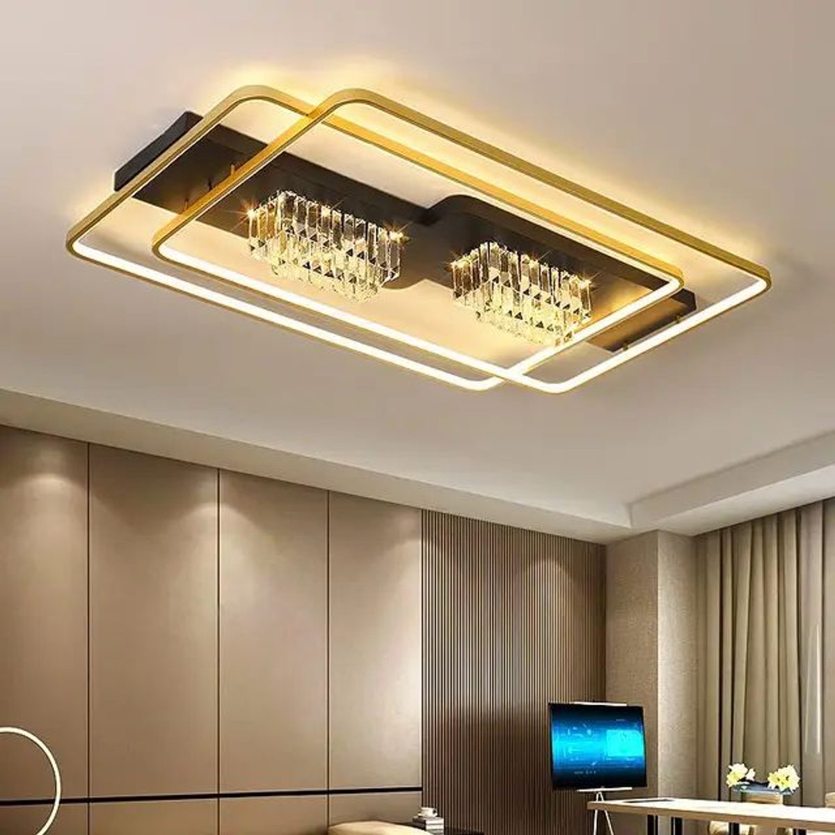 ثرية مودرن طبع B2228 CCT 240W 110*70CM 2