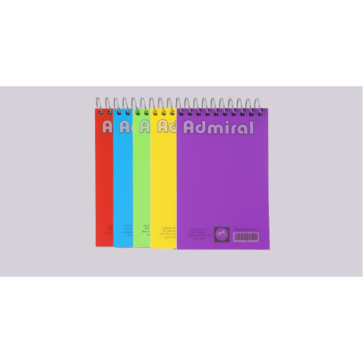 دفتر سلك جيب 72 ورقة مقاس ADMIRAL A7